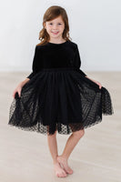 Mila & Rose Black Velvet Tutu Dress