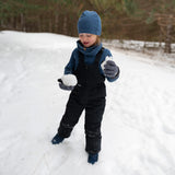 Jan & Jul Kids Snow Overalls - Black