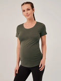 Pact Maternity Ruched Tee