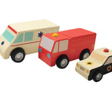 Manhattan Toys Pull Back Rescuers Cars