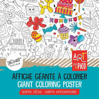 Pico Giant Colouring Poster