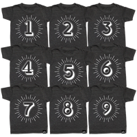 Whistle & Flute Milestone Number T-Shirt