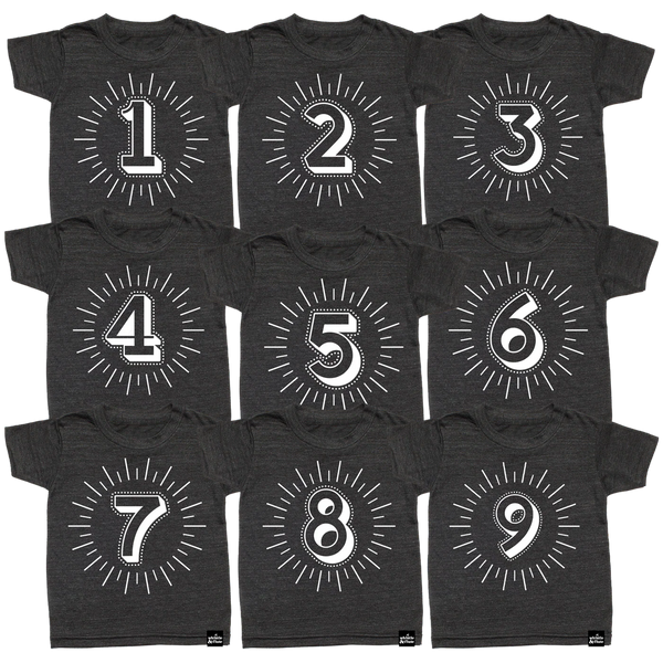 Whistle & Flute Milestone Number T-Shirt