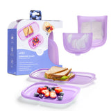 UBBI Platemate Silicone Sandwich and Snack Bags