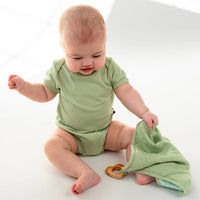 Belan.J Short Sleeve Onesie - Belugas