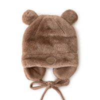 Petit Coulou Minky Bear Hat for Baby (0-18m)