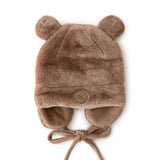 Petit Coulou Minky Bear Hat for Baby (0-18m)