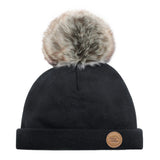 Petit Coulou Baby hat with pompom (0-12m)
