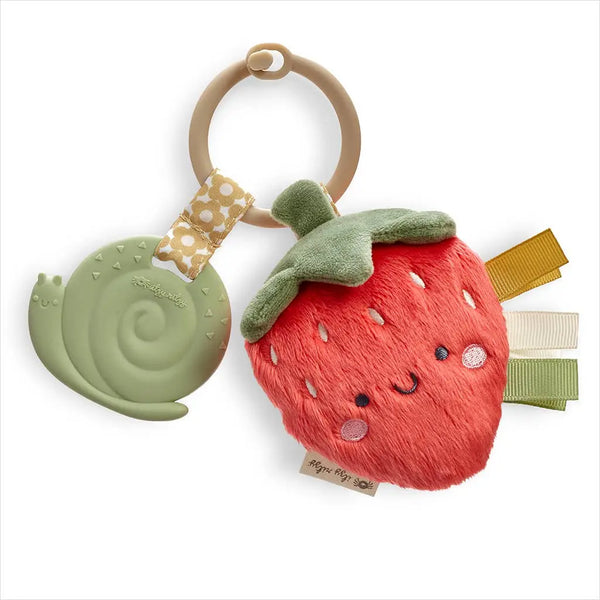 Itzy Ritzy Itzy Pal™ Plush + Teether - Strawberry