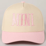 Mini Typographic Design Embroidery Baseball Cap