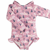 Current Tyed The "Kinsley" Ruffle Rashguard