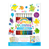 Ooly Yummy Yummy Scented Coloring Kit - Markers Stickers Coloring Book