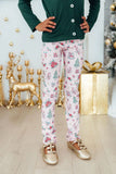 Mila & Rose Pink Christmas Leggings
