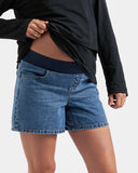 Ripe Maternity Brooklyn Denim Short Mid Wash