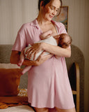 Ripe Maternity Dreamy Night Shirt Dusty Pink