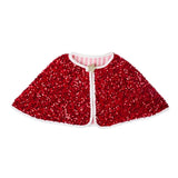 Rockahula Jolly Santa Sequin Velvet Cape (3-10 Years)