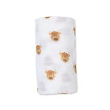 lulujo Cotton Muslin Swaddle Blanket - 40x40