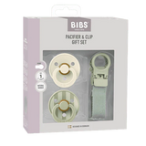 BIBS Colour Pacifier & Loop Clip Gift Set Latex Size 1