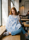 Itzy Ritzy Blue Toile Itzy Breastfeeding Cover™