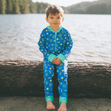 Honeysuckle Full Zipper Sunsuit - Funfetti