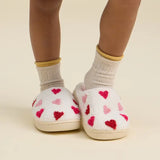 Multi Hearts Home Slippers - Kids