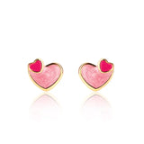 Girl Nation Enamel Stud Earrings