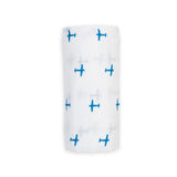 Lulujo Cotton Muslin Swaddle Blanket 47x47