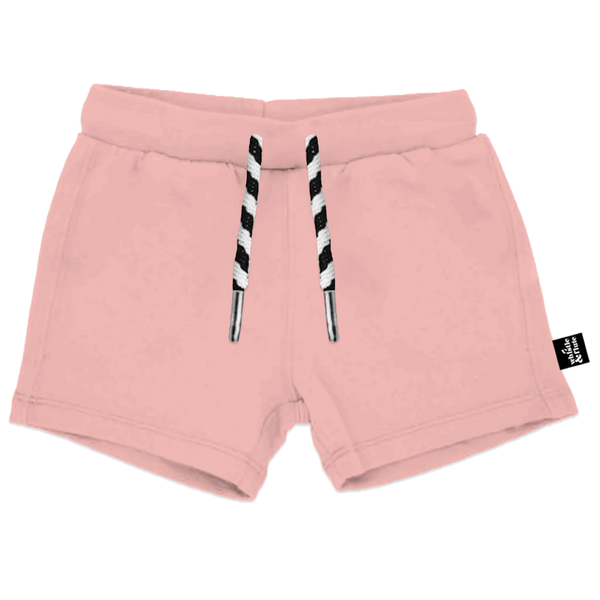 Bamboo Drawstring Shorts - Bubblegum Pink