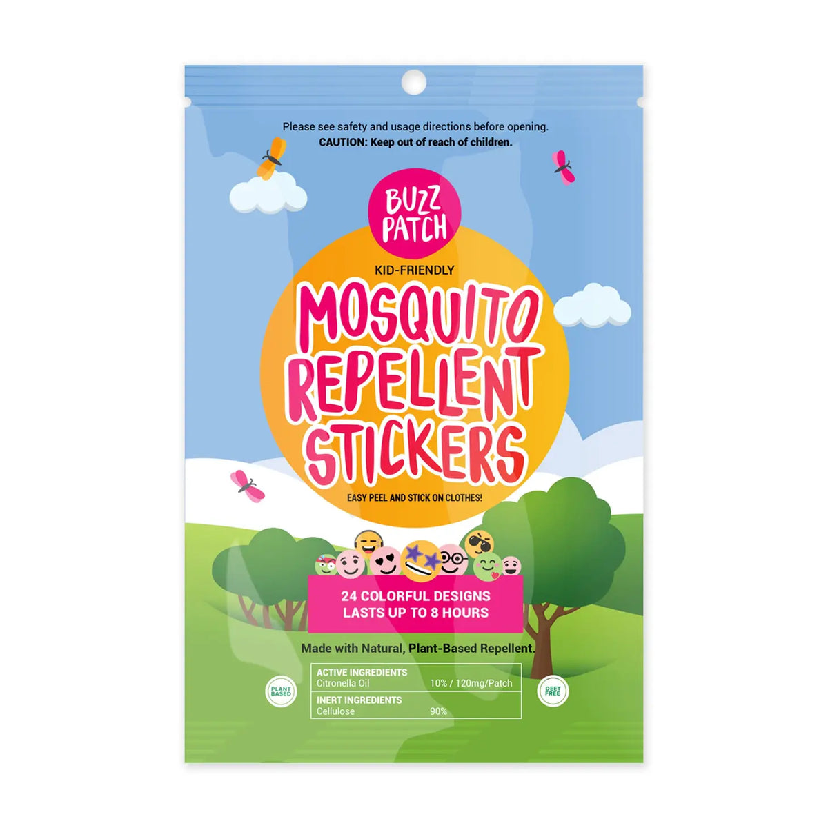 Nat Pat - Buzz patch - Bug, Mosquito, and Insect Repellent Stickers ...