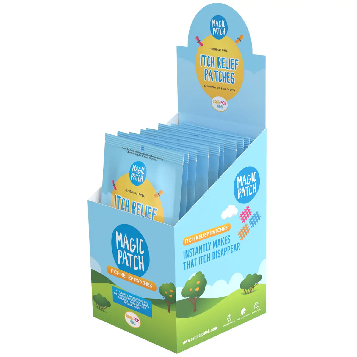 Magicpatch Natural Itch and Bug Bite Relief Patches Boreal Kids