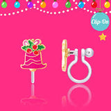 Girl Nation Holiday Clip-on Earrings