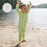 Honeysuckle Full Zipper Sunsuit - Electri-cute
