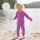 Honeysuckle Full Zipper Sunsuit - Ring Leader
