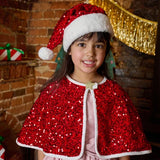 Rockahula Jolly Santa Sequin Velvet Hat 3-10 Years