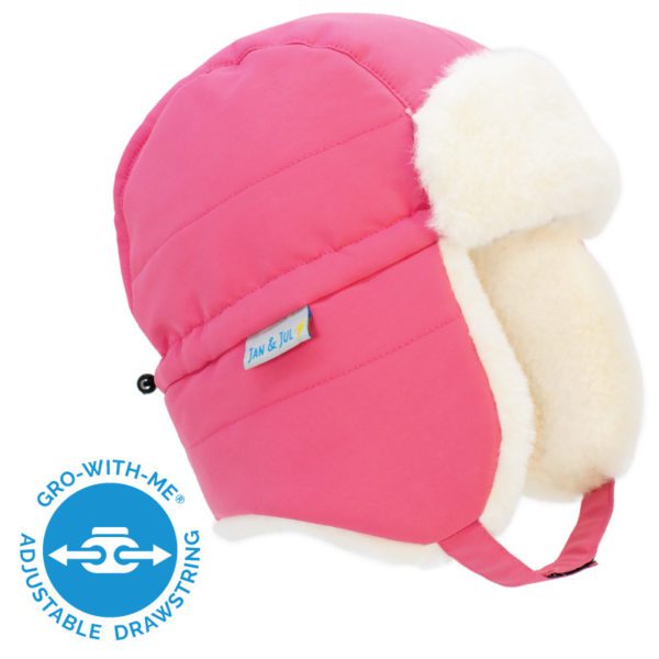 Watermelon Pink Toasty-Dry Trapper Hat