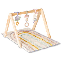 Bitzy Bespoke Ritzy Activity Gym™ Wooden Gym with Toys