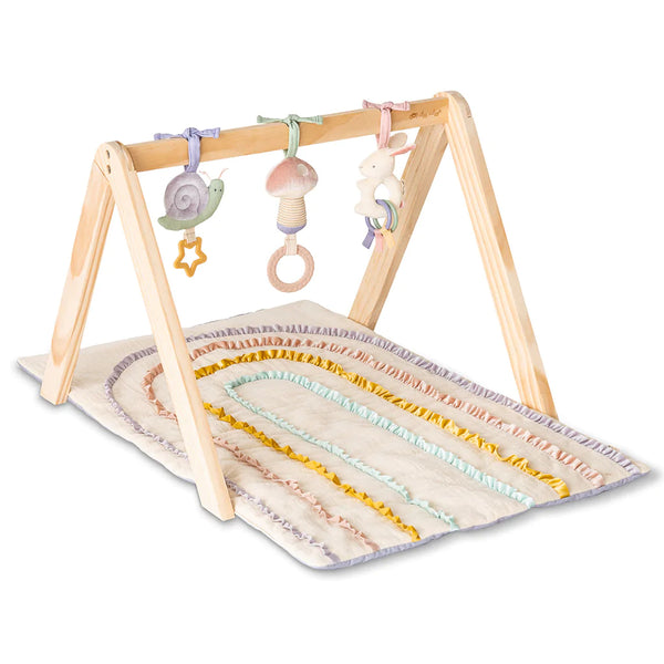 Bitzy Bespoke Ritzy Activity Gym™ Wooden Gym with Toys