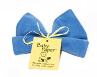 Baby Paper Sensory Cloth - Blue