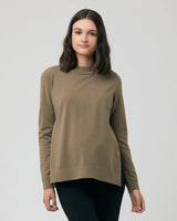 RIPE Maternity Morgan Side Split Nursing Knit - Olive