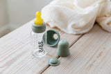 BIBS Baby Glass Bottle Complete Set Latex 110ml Sage